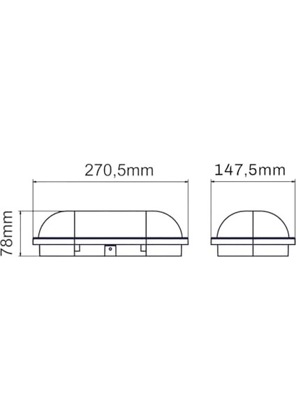 20W Oval Beyaz LED Nem Su Geçirmez Banyo Bahçe Balkon Tavan Duvar Lambası 6500K Beyaz Işık IP65 Dış Mekan Kullanıma Uygun modelleri
