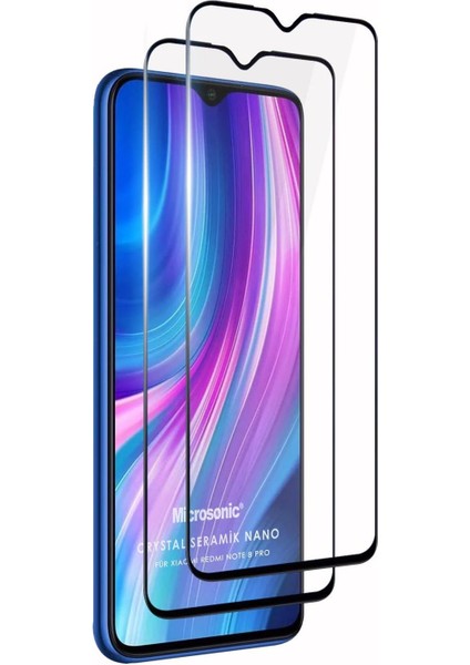 Xiaomi Redmi Note 8 Pro Crystal Seramik Nano Ekran Koruyucu Siyah (2 Adet)