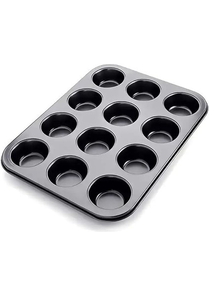 - Home Muffin ve Cup Cake Fırın Tepsisi,muffin Için 12 Bölmeli Fırın Kabı