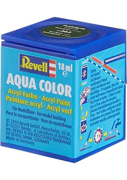 - - Su Bazlı Maket Boyası Koyu Yeşil Ipek 18 ml (36363)