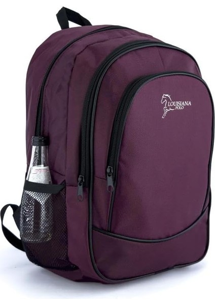 Polo 3 Bölmeli Okul Sırt Çantası Bordo 2450