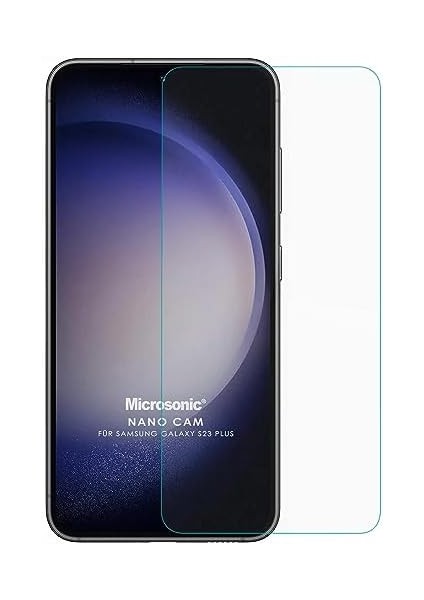Samsung Galaxy S23 Plus Nano Glass Cam Ekran Koruyucu [Samsung Galaxy S23 Plus ile Uyumlu Ekran Koruyucu - Şeffaf]