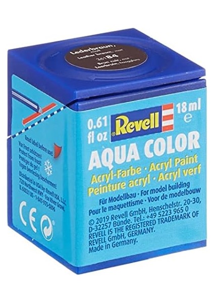 - - Su Bazlı Maket Boyası Deri Kahverengi Mat 18 ml (36184)