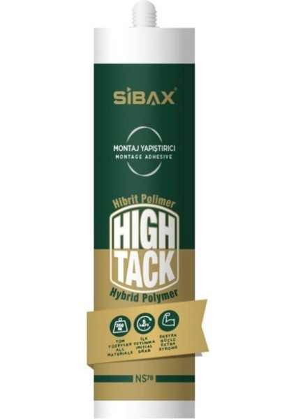 NS78 Hibrit High-Tack Montaj Yapıştırıcısı Beyaz