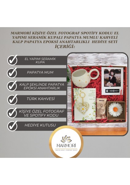 KİŞİYE ÖZEL FOTOĞRAF SPOTİFY KODLU EL YAPIMI SERAMİK KUPA BARDAK&MUM&KAHVE&ANAHTARLIKLI HEDİYE SETİ modelleri