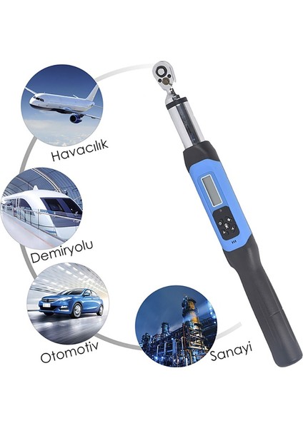 Cırcır Başlı Dijital Torkmetre 85NM | Awj3-85
