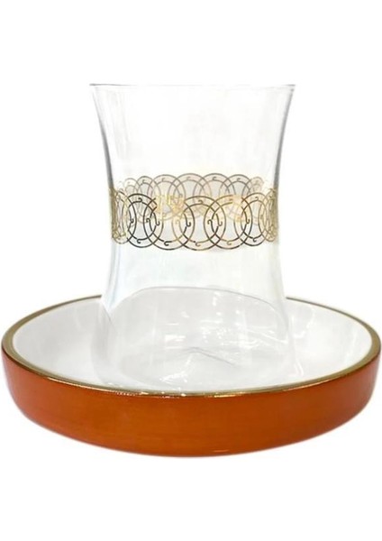 Koleksiyon Tiryaki Zincir Çay Seti 1 Kişilik