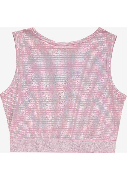Baskılı Pembe Kız Çocuk Bluz BRB5SG-BLZ6003