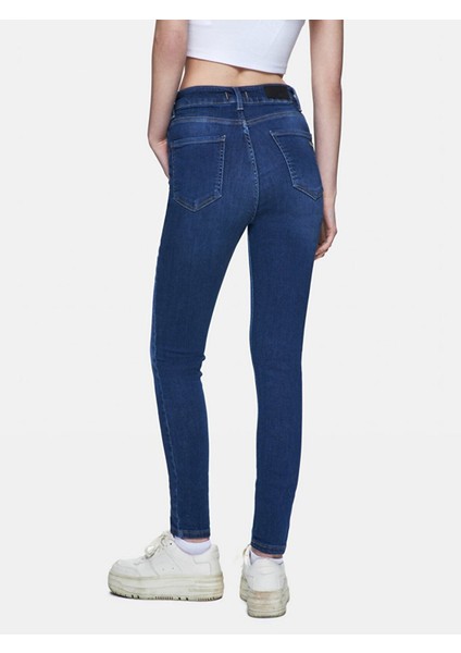 Kadın Marcella X Dar Paça Yüksek Bel Jean Pantolon modelleri