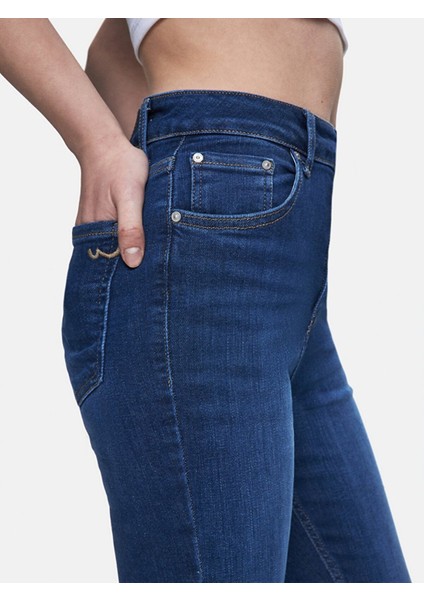 Kadın Marcella X Dar Paça Yüksek Bel Jean Pantolon indirimleri