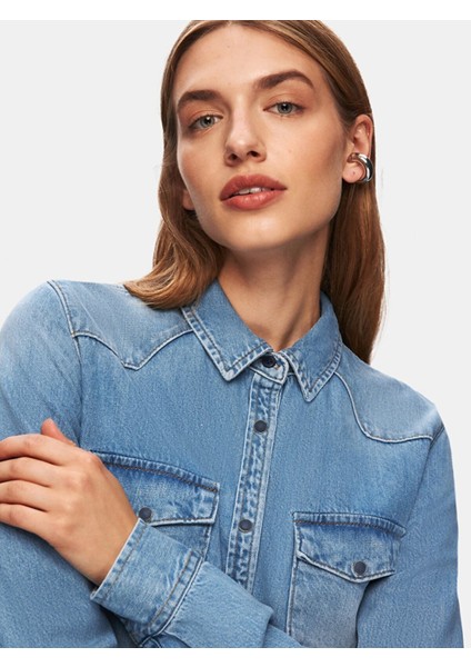 Lucında Dar Jean Gömlek fırsatları