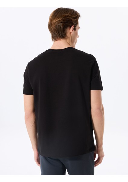 D5SM-TST3771 Siyah Bisiklet Yaka Relaxed Fit Baskılı T-Shirt indirimleri