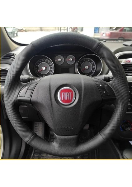 Fiat Uyumlu Linea Doblo- Fiorino Punto Tuşluversiyon Araca Özel Dikmeli Direksiyon Kılıf modelleri