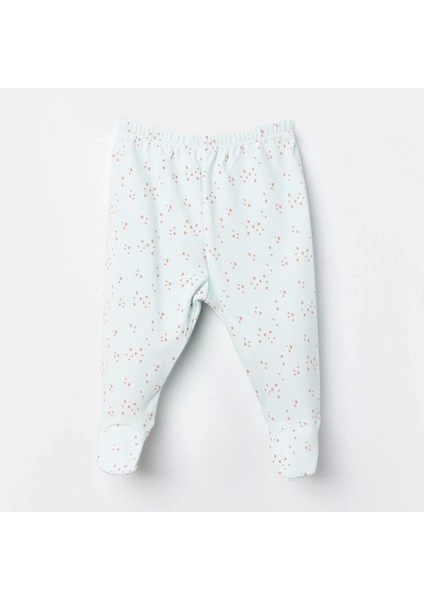 Pretty Ears Bunny Patikli Pantolon Mint