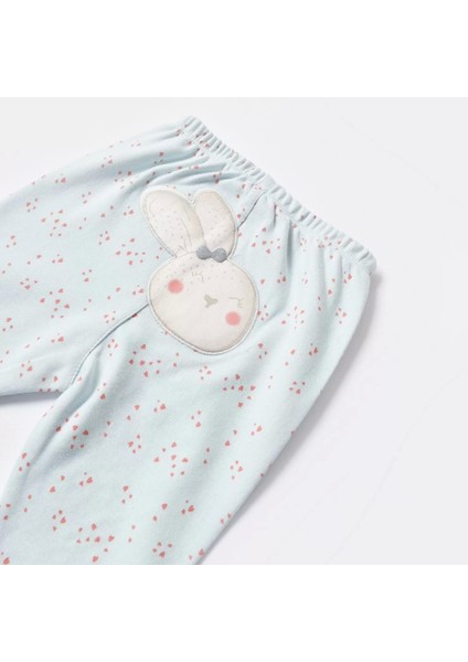 Pretty Ears Bunny Patikli Pantolon Mint