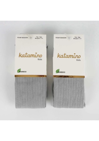 Beyza Kız Bambu Külotlu 1-5 Yaş Gri