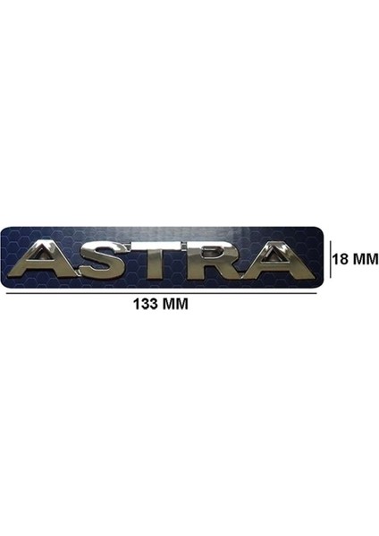 Yazı Opel Astra G ''astra''
