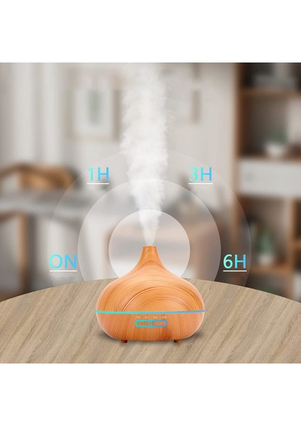 Nvg 550 ml Otomatik Hava Oda Nemlendirici Buhar Makinesi Aroma Ultrasonik Difüzör 7 Renk Kumandalı fiyatları