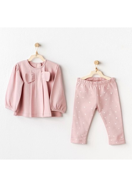 5053 Puppy Gazelle 2'li Bebe Takım Pink