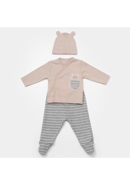 Adventure Bear 3'lü Set Latte Grimelanj