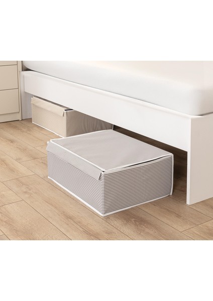 Bsdhome Baza Altı Düzenleyici Hurç Organizer Çok Amaçlı Kutu - Baza 50 x 40 x 19 cm fırsatları