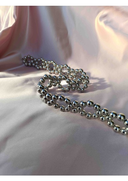 Metal Boncuklu Tasarım Kemer modelleri