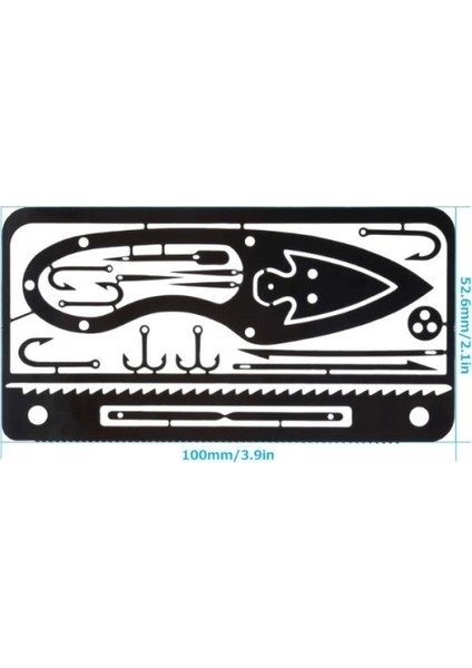 Çok Fonksiyonlu Hayatta Kalma Balıkçı Kiti indirimleri