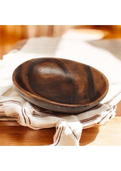Rustik Oval Ahşap Çerezlik–ev Dekoru ve Sunum-Çerez,meze,salata,meyve SUNUMU-21X11X5CM modelleri