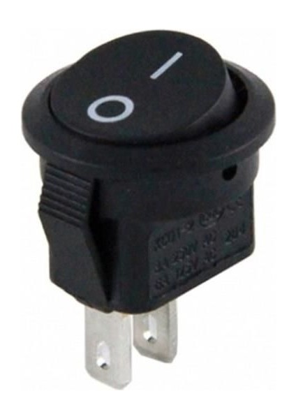 Anahtar Mini Yuvarlak Işıksız