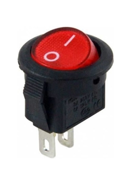 Anahtar Mini Yuvarlak Işıklı