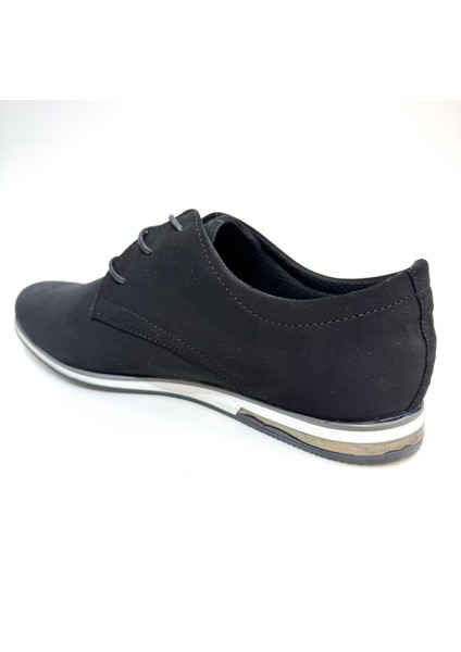 Erkek Büyük Numara Siyah Beyaz Nubuk Comfort Casual fiyatları