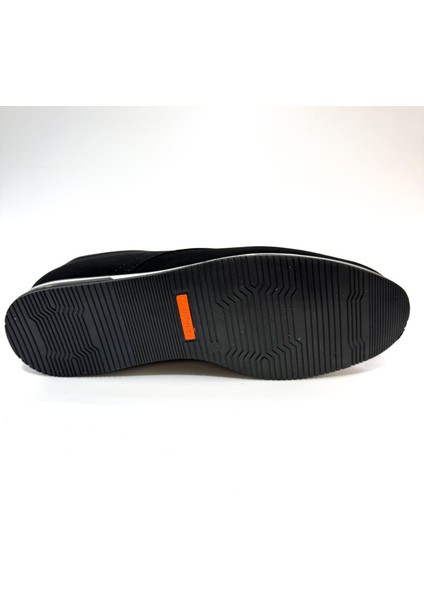Erkek Büyük Numara Siyah Beyaz Nubuk Comfort Casual modelleri