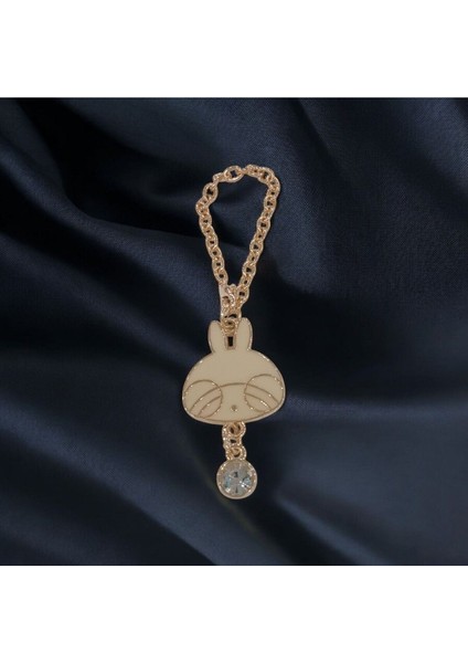 Taşlı Tavşan Çanta Charmı&anahtarlık