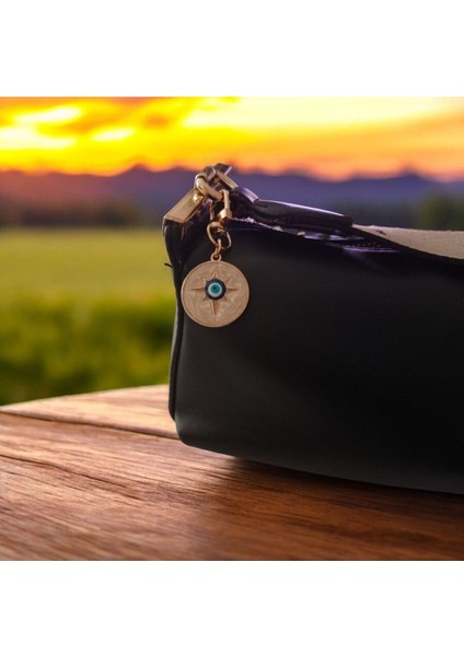 Taşlı Nazar Boncuğu Çanta Charmı fiyatları