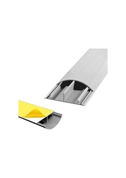 Kablo Kanalı 50X13 Balık Sırtı Yapışkanlı 1 Boy 2 Metre