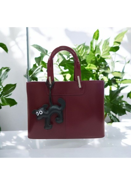 Deri Sevimli Köpek Çanta Charmı fiyatları