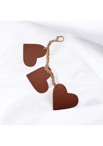 Deri Kalp Çanta Charmı (Bag Charm) fiyatları