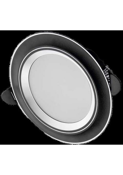 CT-5258 6 Watt Zebra Siyah-Krom Kasa Led Spot 3 RENK(3200K-4000K-6400K)