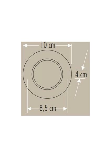 CT-5258 6 Watt Zebra Siyah-Krom Kasa Led Spot 3 RENK(3200K-4000K-6400K)