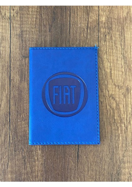 Fiat Deri Dikişli Araç Ruhsat Kılıfı Kabı Ruhsatlık Ruhsat Koruyucu
