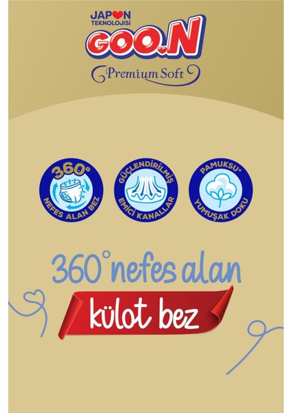Premium Soft 7 Numara Süper Yumuşak Külot Bebek Bezi - 10 Adet fiyatları