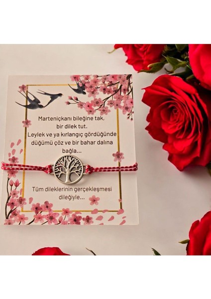 Hayat Ağacı Marteniçka Bileklik(Marteniçka Ip Bileklik Hediyeli)