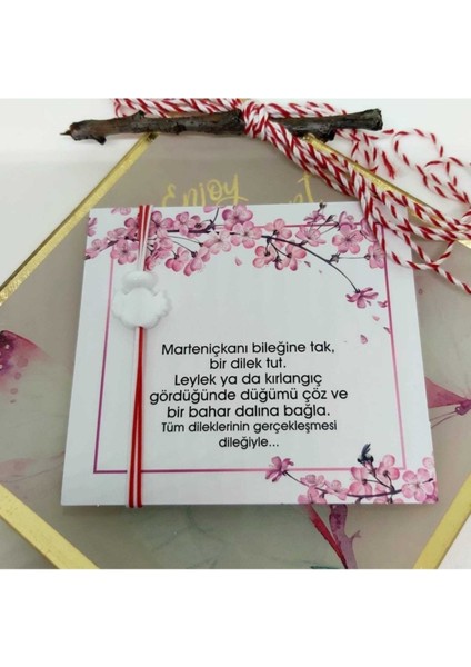 Marteniçka Dilek Bilekliği - Bir Dilek Tut '' Beyaz Melek Figürlü ''