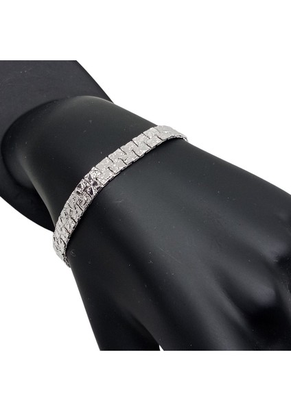 Gümüş Işıltılı Bileklik