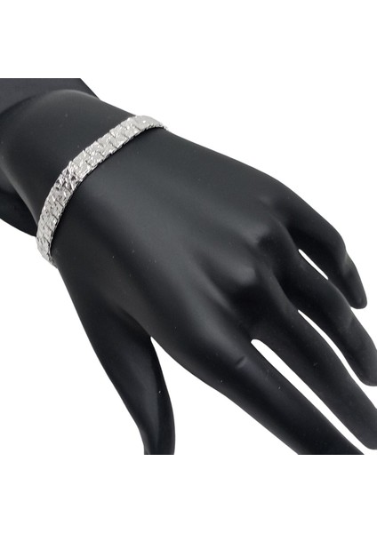 Gümüş Işıltılı Bileklik modelleri