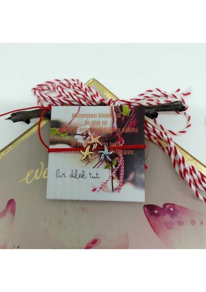 Marteniçka Dilek Bilekliği - Bir Dilek Tut '' Yıldız Figürlü ''