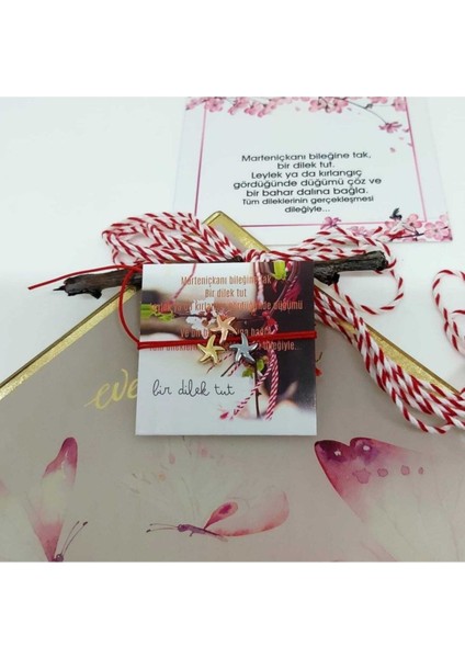 Marteniçka Dilek Bilekliği - Bir Dilek Tut '' Yıldız Figürlü '' fiyatları