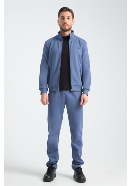 Indigo Kışlık Erkek Eşofman Takımı Thermosoft Teknolojisi Içi Kuzu Görünümlü Regular Kalıp indirimleri