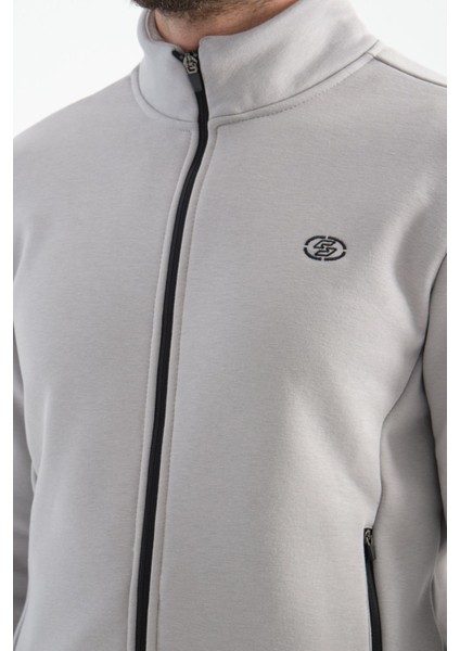 Açık Gri Kışlık Erkek Eşofman Takımı Thermosoft Teknolojisi Içi Kuzu Görünümlü Regular Kalıp modelleri