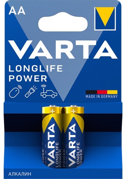 Longlife Power Aa Kalem Pil 2'li Paket (Alkalin)